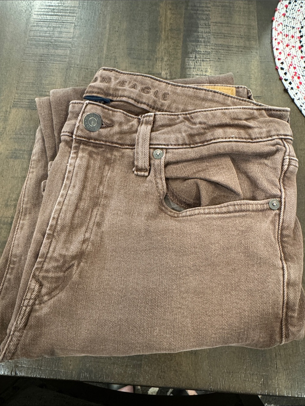 American Eagle Outfitters Straight Jeans - Brown